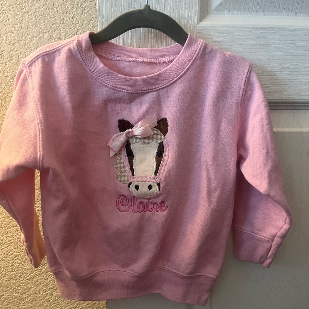 Bundle of Monogrammed Claire sweatshirts